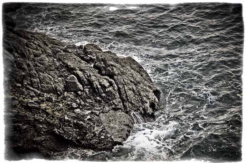 about a wave and a rock